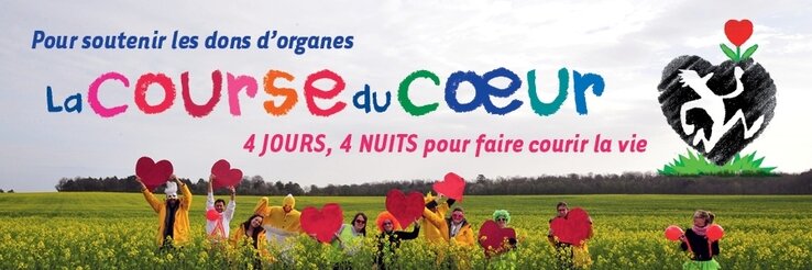 Pour soutenir les dons d'organes, la course du cœur, 4 jours, 4 nuits pour faire courir la vie